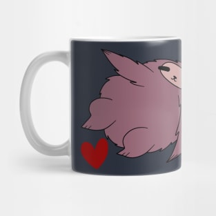 Fat Sloth Falling in Love Mug